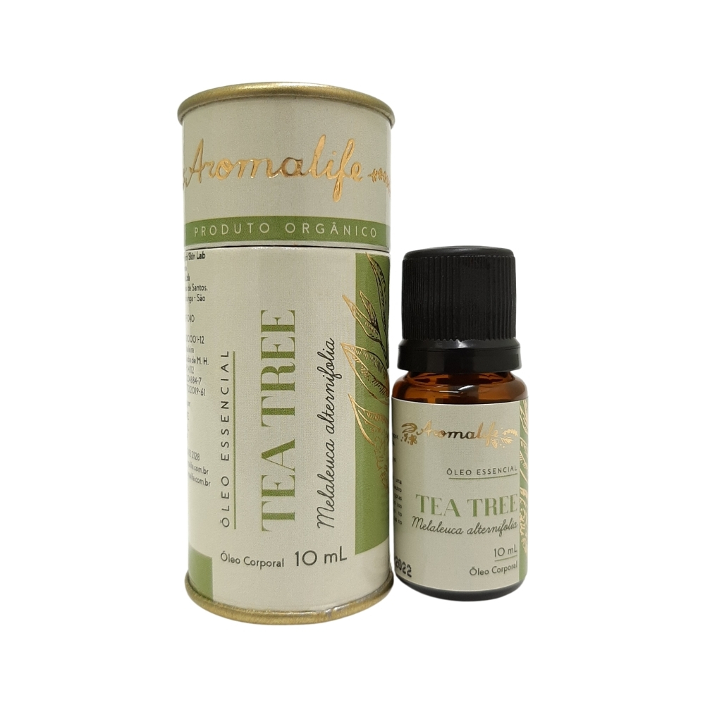 Óleo Essencial de TeaTree Melaleuca Orgânico 10 ml Aromalife