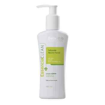 Sabonete liquido neutro para todos os tipos de peles Essencial Clean 140ml Belvitta